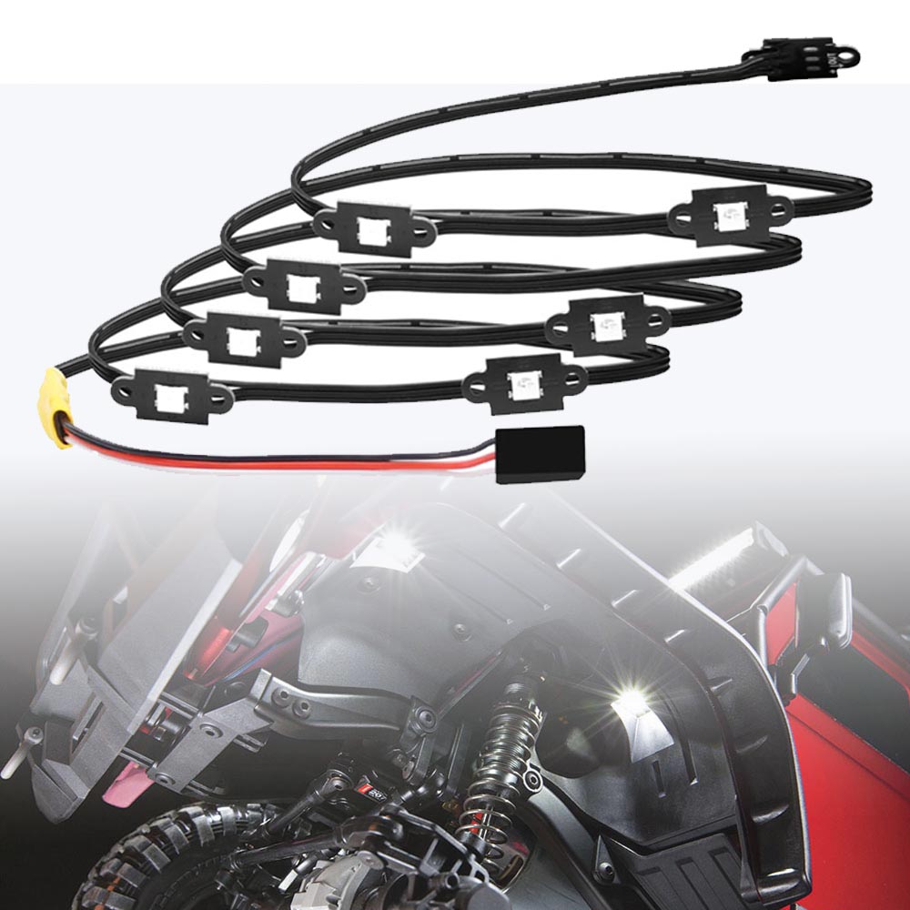 Fpv Drone Tool Kit - أضواء LED للصخور OGRC 1/10، 8